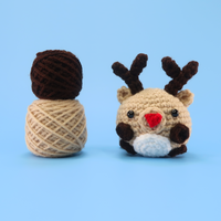 Reindeer Ball Crochet Kit & Pattern