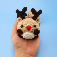 Reindeer Ball Crochet Kit & Pattern