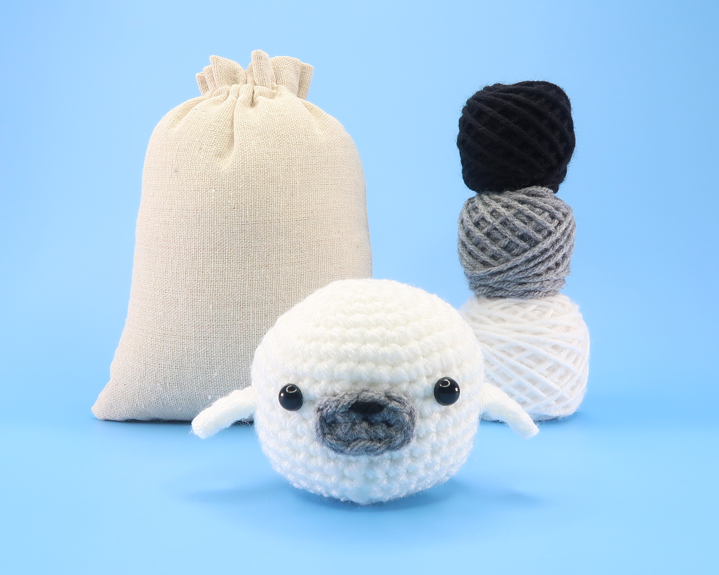 Seal Ball Crochet Kit & Pattern