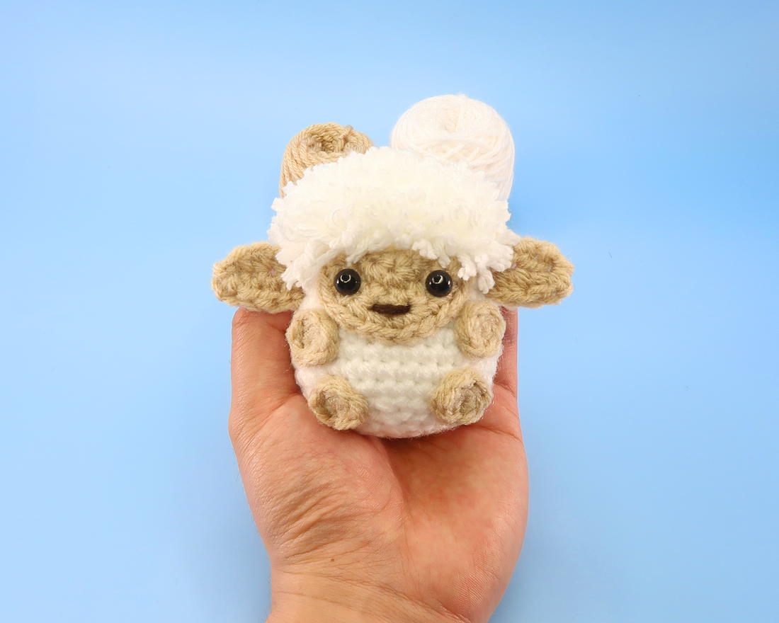 Sheep Ball Crochet Kit & Pattern