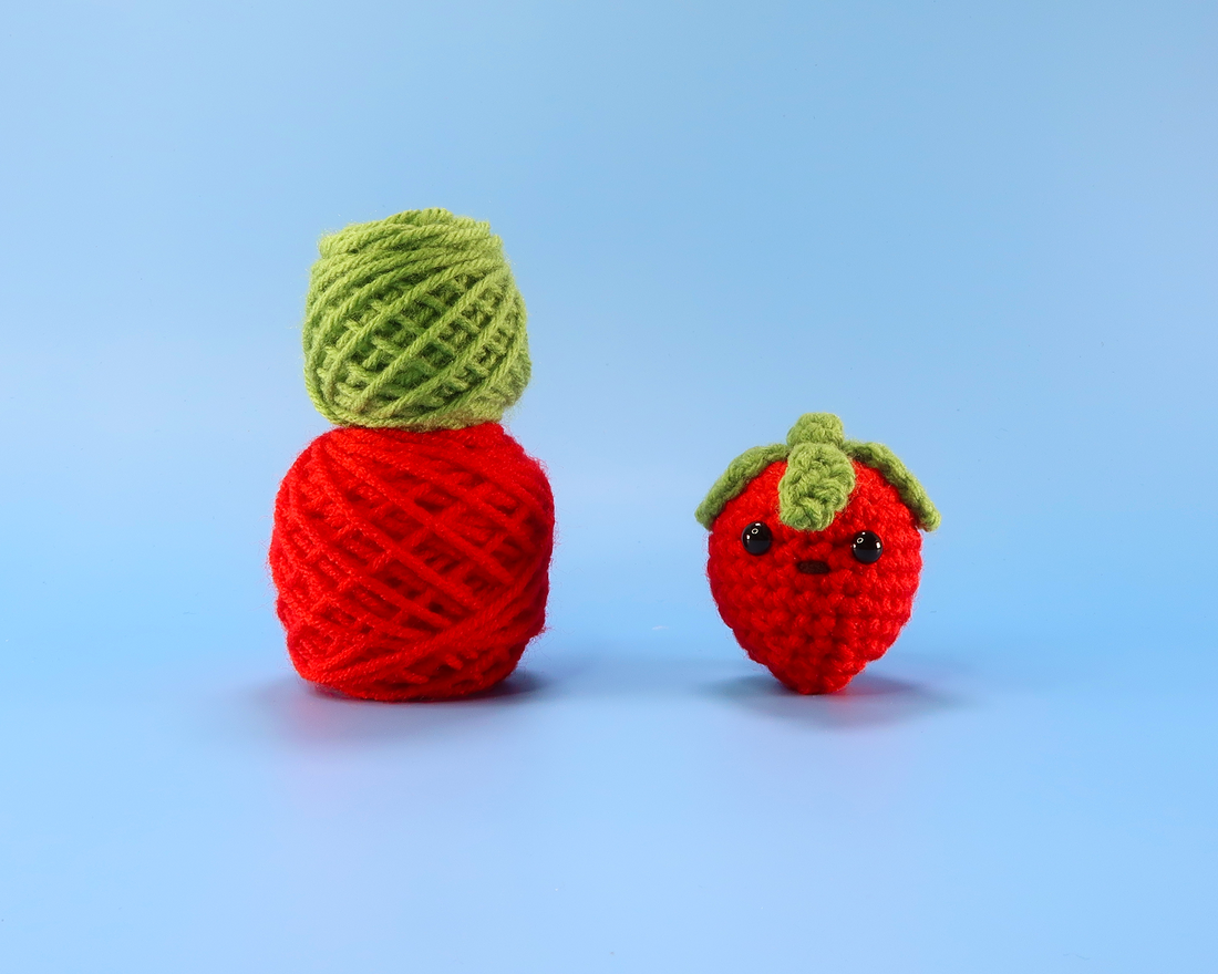 Strawberry Crochet Kit & Pattern