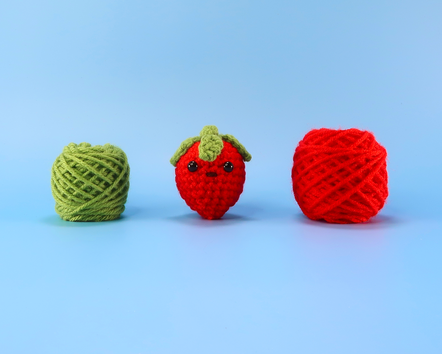 Strawberry Crochet Kit & Pattern