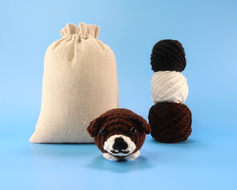 Terrier Dog Crochet Kit & Pattern