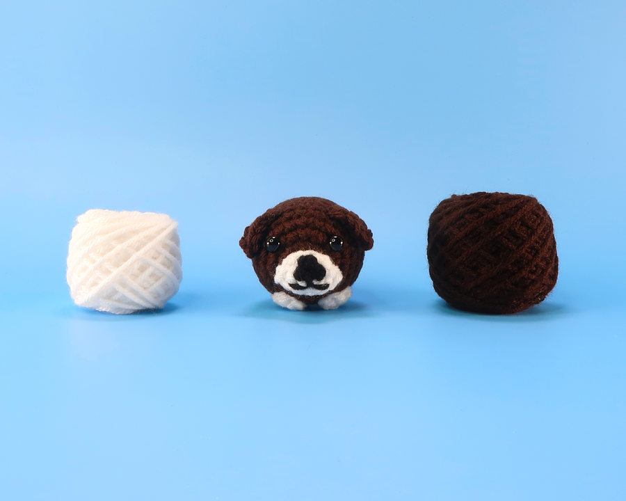 Terrier Dog Crochet Kit & Pattern