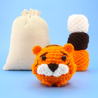 Tiger Ball Crochet Kit & Pattern