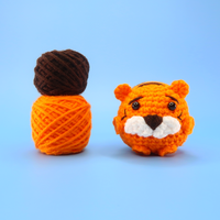 Tiger Ball Crochet Kit & Pattern