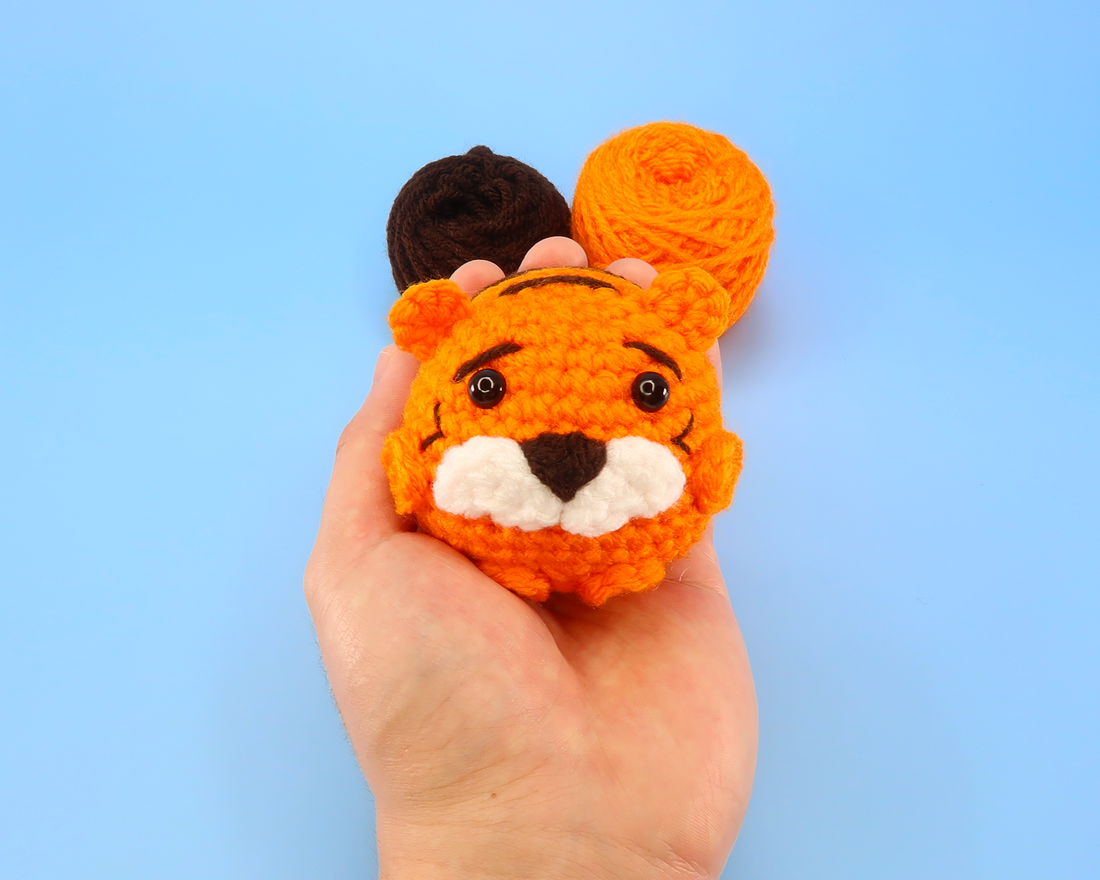 Tiger Ball Crochet Kit & Pattern