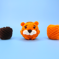 Tiger Ball Crochet Kit & Pattern