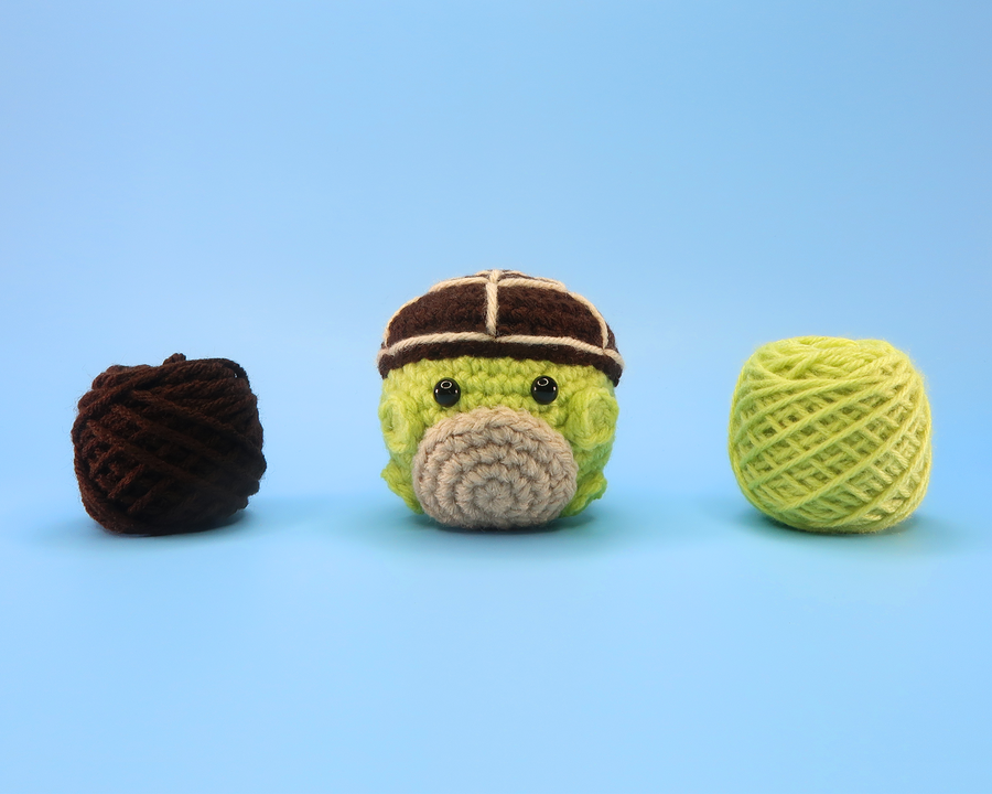 Turtle Ball Crochet Kit & Pattern