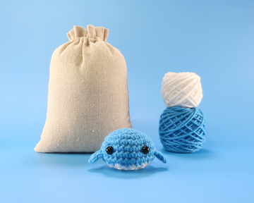 Whale Crochet Kit & Pattern